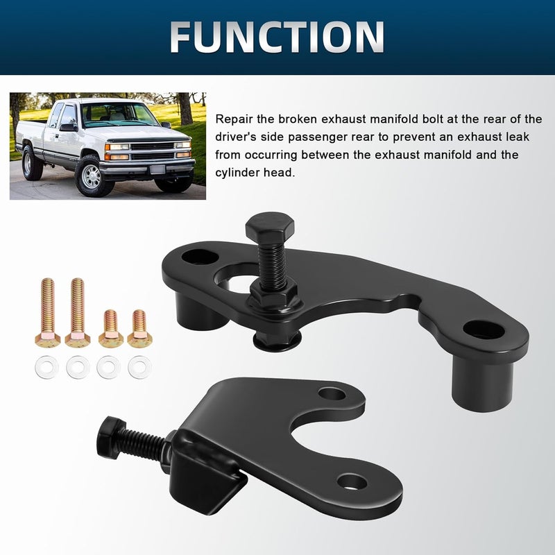 AUTOBABA Exhaust Manifold Bolt Repair Kit Compatible with 1999-2013 Newer GM Trucks & SUV 4.8 L 5.3 L 6.2 L, 1999-2021 engine 6.0 L - Image 4